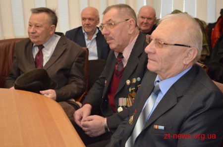 У міській раді нагородили медалями ветеранів афганської війни