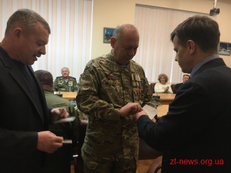 У міській раді нагородили медалями ветеранів афганської війни