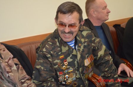 У міській раді нагородили медалями ветеранів афганської війни