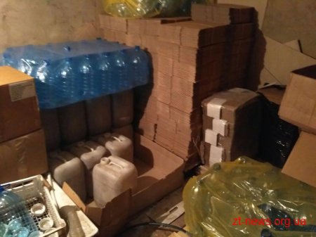 На Житомирщині ліквідували мережу виготовлення фальсифікованого алкоголю