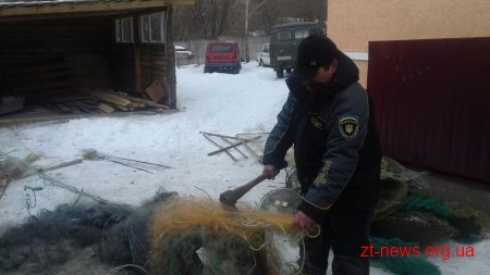Житомирський рибоохоронний патруль знищив 21 км браконьєрських сіток