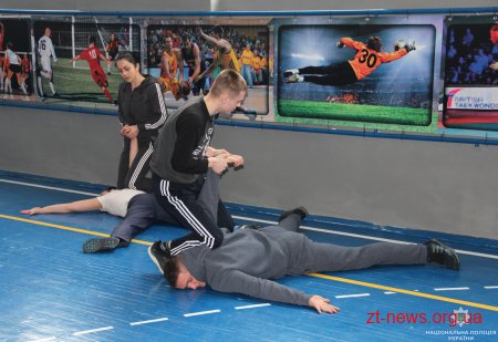 У Житомирі відкрили оновлений спорткомплекс для тренування поліцейських