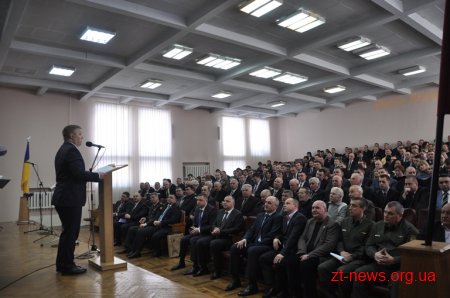У Житомирі напередодні професійного свята привітали працівників СБУ