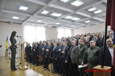 У Житомирі напередодні професійного свята привітали працівників СБУ