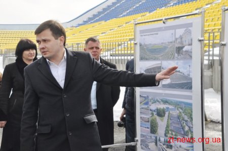 Комітет Верховної Ради з питань бюджету оглянув хід реконструкції стадіону «Полісся»