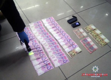 Поліцейські затримали в.о. старости сільради під час отримання хабара