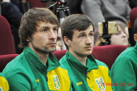У Житомирі презентували оновлений склад команди футбольного клубу «Полісся»