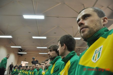 У Житомирі презентували оновлений склад команди футбольного клубу «Полісся»