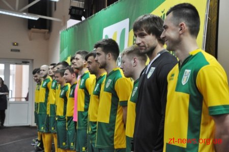 У Житомирі презентували оновлений склад команди футбольного клубу «Полісся»