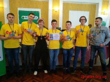 Житомирські школярі здобули нагороди у Чемпіонаті України з гри «Що? Де? Коли?»