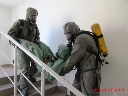 На Житомирському маслозаводі відбулися показові навчання