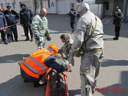 На Житомирському маслозаводі відбулися показові навчання