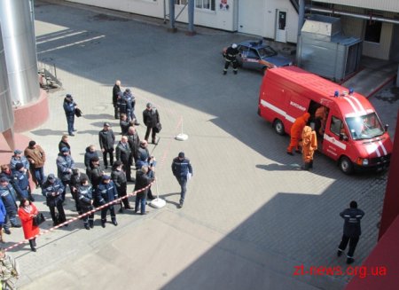 На Житомирському маслозаводі відбулися показові навчання