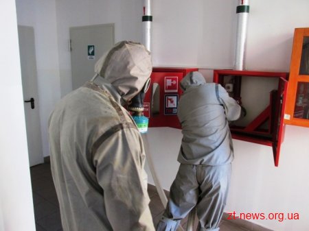 На Житомирському маслозаводі відбулися показові навчання