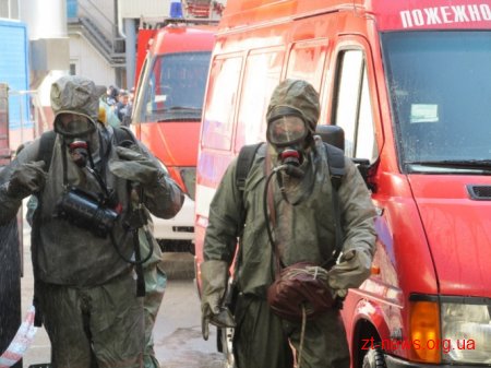 На Житомирському маслозаводі відбулися показові навчання