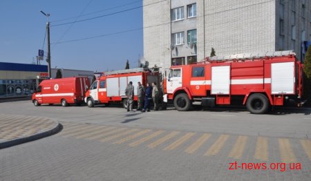На Житомирському маслозаводі відбулися показові навчання