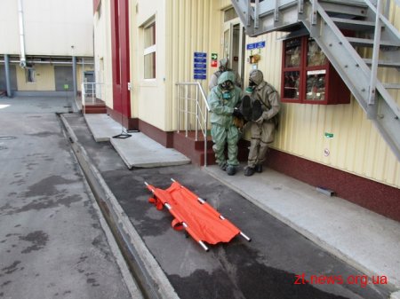 На Житомирському маслозаводі відбулися показові навчання