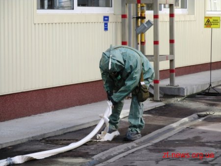 На Житомирському маслозаводі відбулися показові навчання