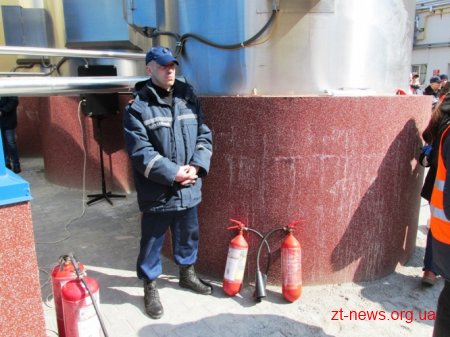 На Житомирському маслозаводі відбулися показові навчання