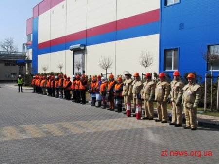 На Житомирському маслозаводі відбулися показові навчання