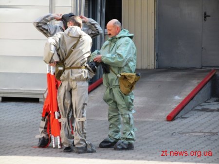 На Житомирському маслозаводі відбулися показові навчання