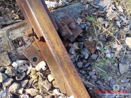 На Житомирщині чоловік викрадав металеві деталі залізничної колії