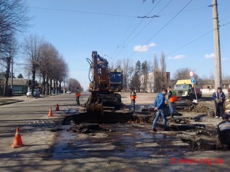 Через порив колектору на вулиці Східній тролейбус №10 знову змінив маршрут