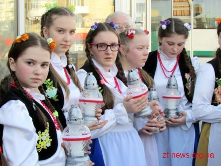 У Житомирі вшанували пам’ять жертв сталінських репресій та розстрілів військовополонених поляків