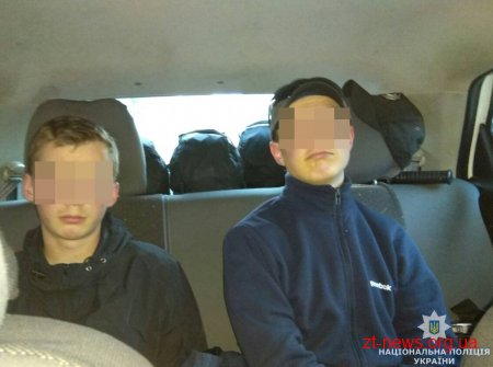 У Житомирі поліцейські охорони затримали двох парубків під час спроби крадіжки з кафе
