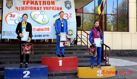 Житомирщина зайняла третє місце на чемпіонаті України з триатлону серед спортивних шкіл