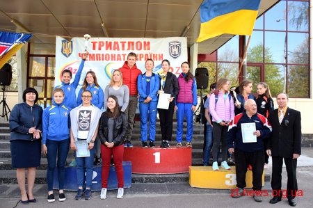 Житомирщина зайняла третє місце на чемпіонаті України з триатлону серед спортивних шкіл