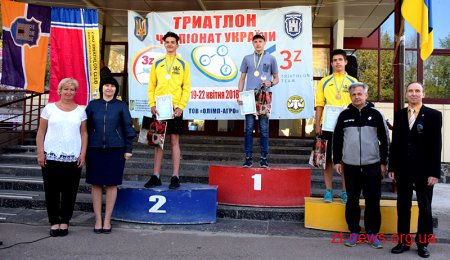 Житомирщина зайняла третє місце на чемпіонаті України з триатлону серед спортивних шкіл