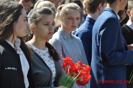 У Житомирі вшанували пам’ять ліквідаторів аварії на ЧАЕС