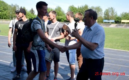 Понад 450 студентів ПТНЗ області взяли участь у змаганнях з легкої атлетики