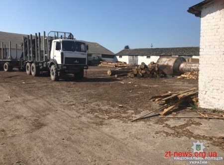 Поліцейські Житомирщини у ході розслідування незаконних вирубок лісу провели півтора десятка обшуків