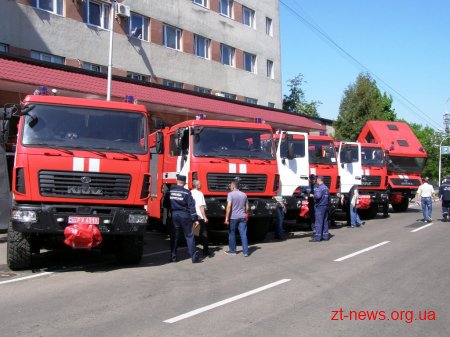 Шість оперативно-рятувальних підрозділів області отримали нову техніку