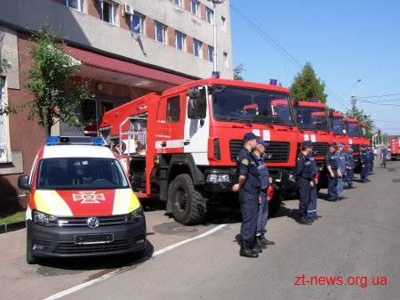 Шість оперативно-рятувальних підрозділів області отримали нову техніку