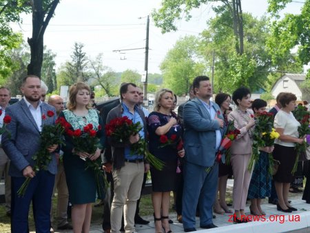 У День пам'яті та примирення житомиряни вшанували загиблих героїв АТО