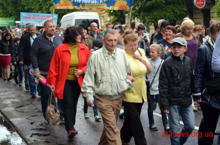 Декілька сотень житомирян взяли участь у святковій ході в рамках відзначення Свята сім’ї