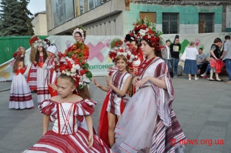 Житомиряни у вишиванках пройшлися вулицями міста