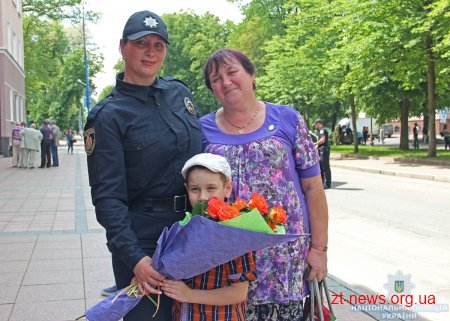 У Житомирі на вірність Українському народові присягнули 25 поліцейських конвойної служби