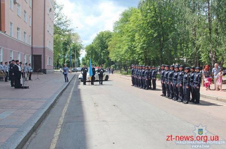 У Житомирі на вірність Українському народові присягнули 25 поліцейських конвойної служби