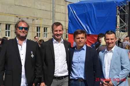 Житомирський міський голова привітав компанію Eurogold із 15-річчям