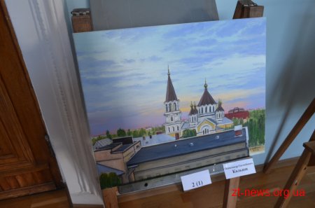 У міській раді відкрили виставку картин учасників пленеру «Житомир VPosytyvi»