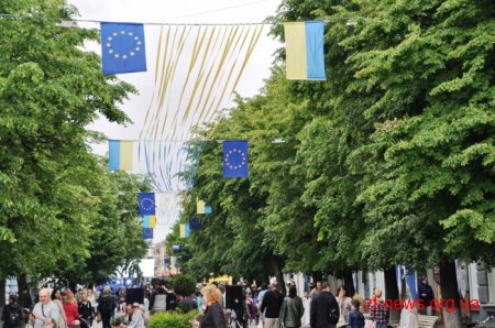 На Михайлівській облаштували фотозони «Подорож Європою»