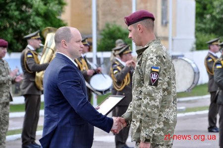 У Житомирі відсвяткували 3 річницю від дня створення Навчального центру Десантно-штурмових військ