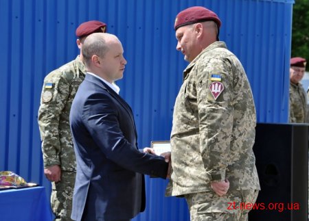 У Житомирі відсвяткували 3 річницю від дня створення Навчального центру Десантно-штурмових військ
