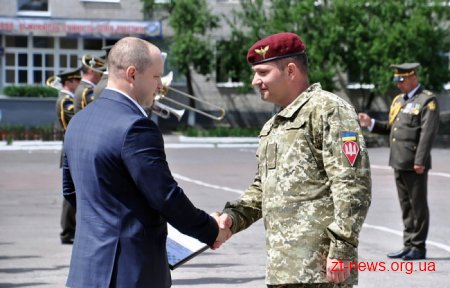 У Житомирі відсвяткували 3 річницю від дня створення Навчального центру Десантно-штурмових військ