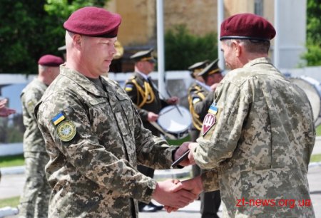 У Житомирі відсвяткували 3 річницю від дня створення Навчального центру Десантно-штурмових військ
