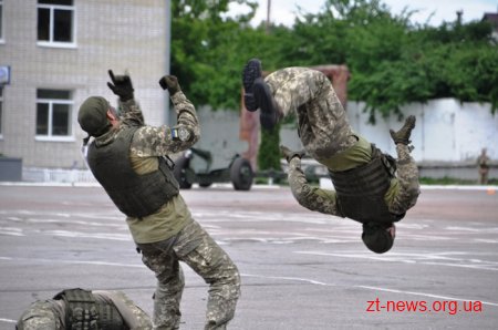 У Житомирі відсвяткували 3 річницю від дня створення Навчального центру Десантно-штурмових військ